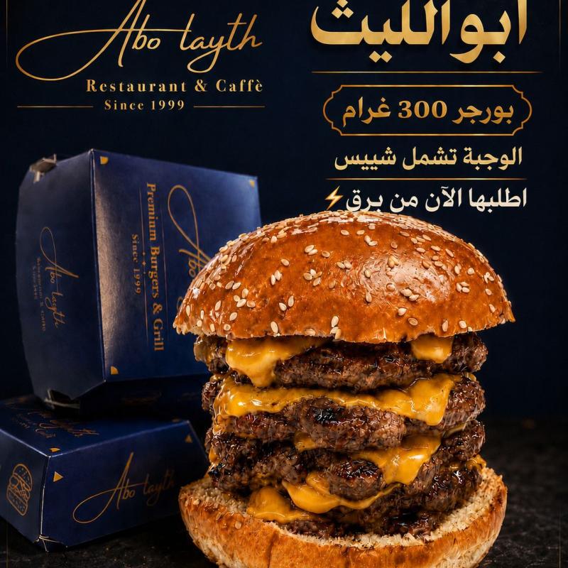 برجر 300 جرام تشمل شيبس
