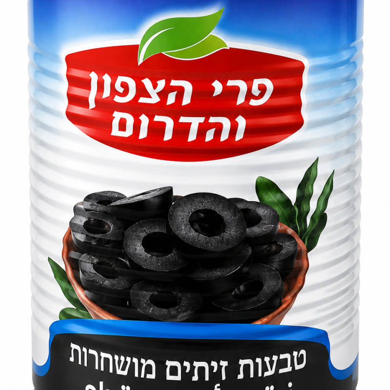 زيتون أسود مقطع