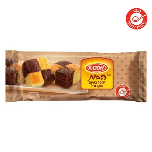עוגת הבית דמקה בטעם שוקו וניל