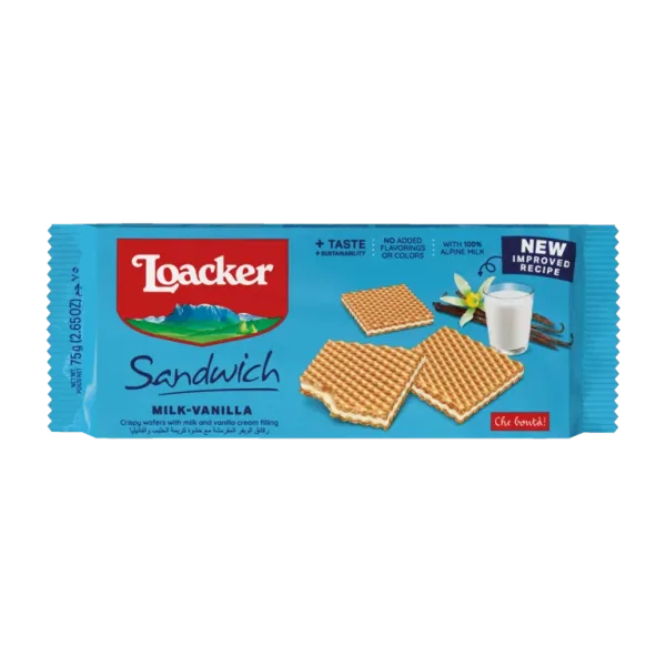 Loacker Sandwich Milk-Vanilla (25g)