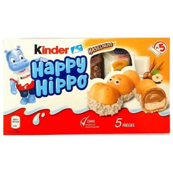 Kinder Happy Hippo Haselnuss