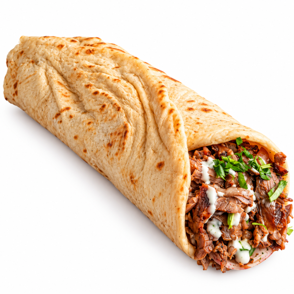 لفة شوارما عجل