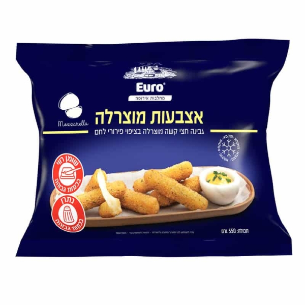 أصابع جبنة الموتزاريلا