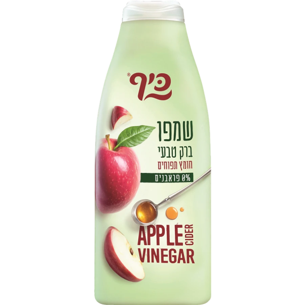 כיף שמפו לברק טבעי מועשר בחומץ תפוחים