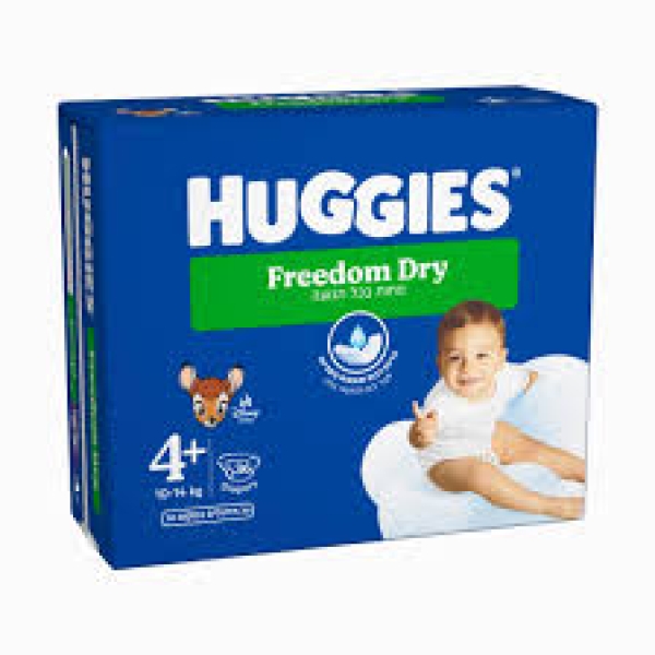 حفاضات Huggies رقم 4+